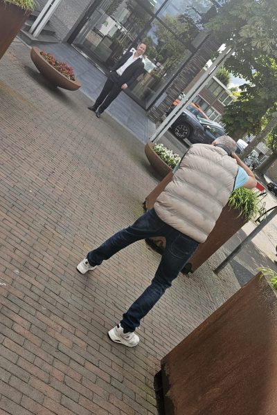 Foto's maken van de lijsttrekker